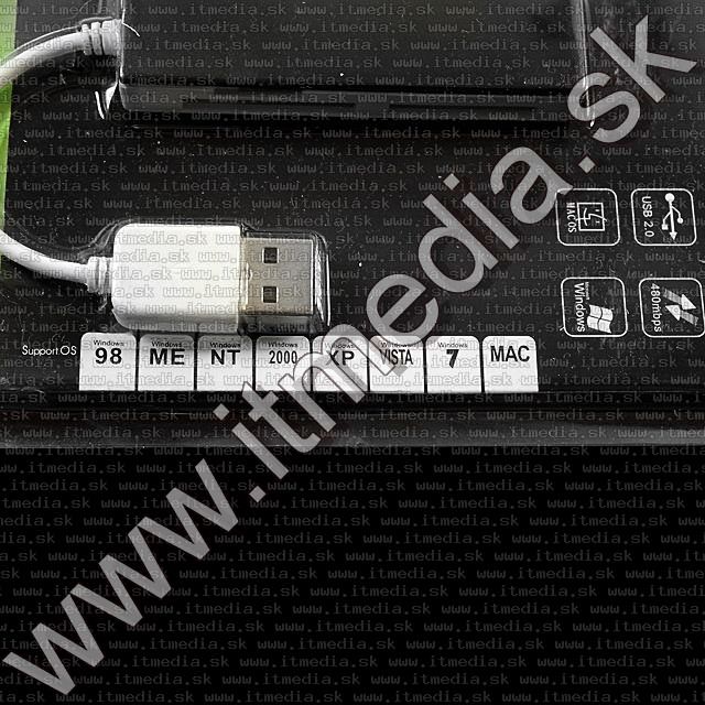 Image of Mini Memory Card Reader SDHC-MiniSD-microSD-MS-M2 *B79* black (IT8507)
